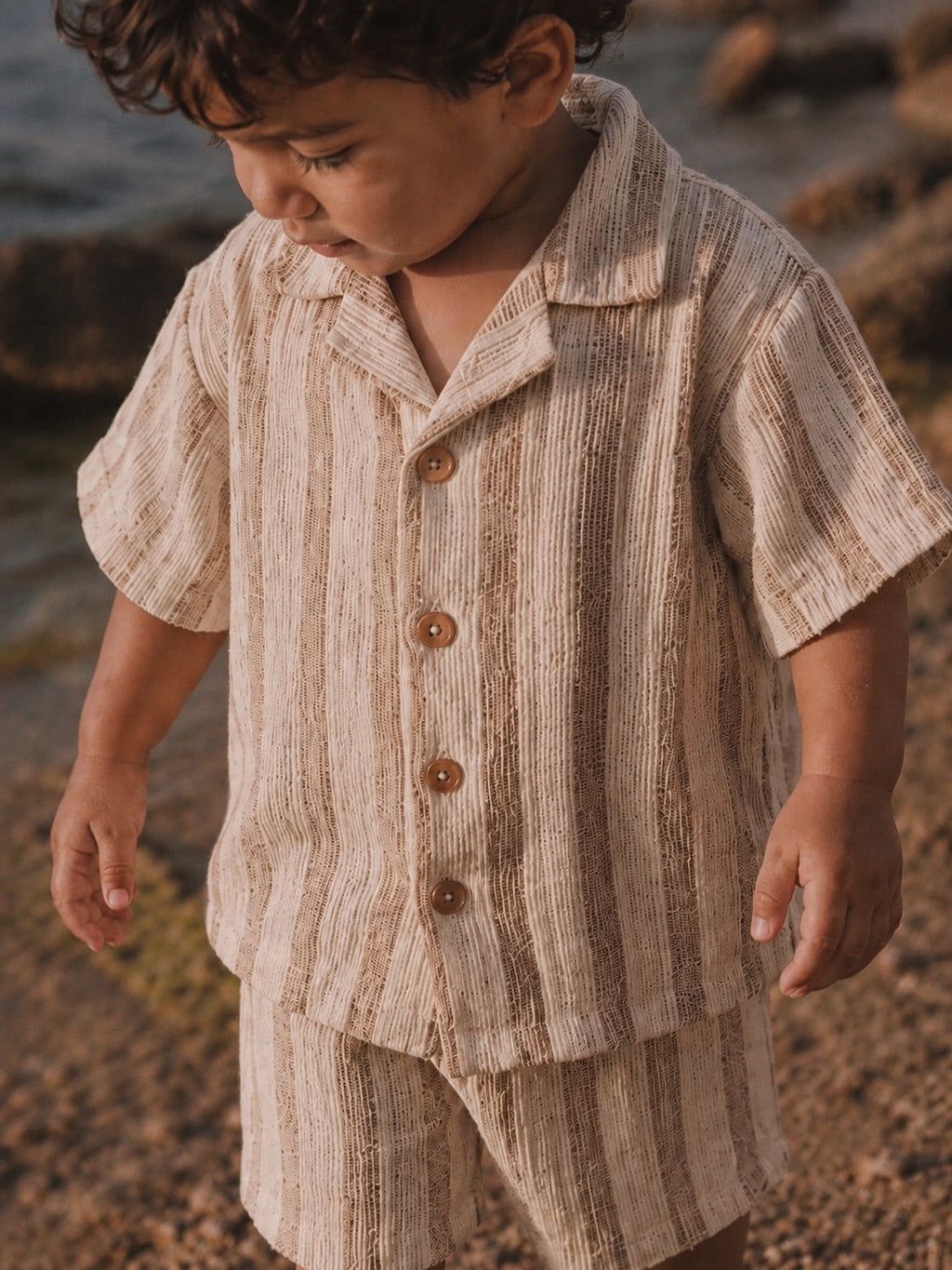 Textured wide stripe set