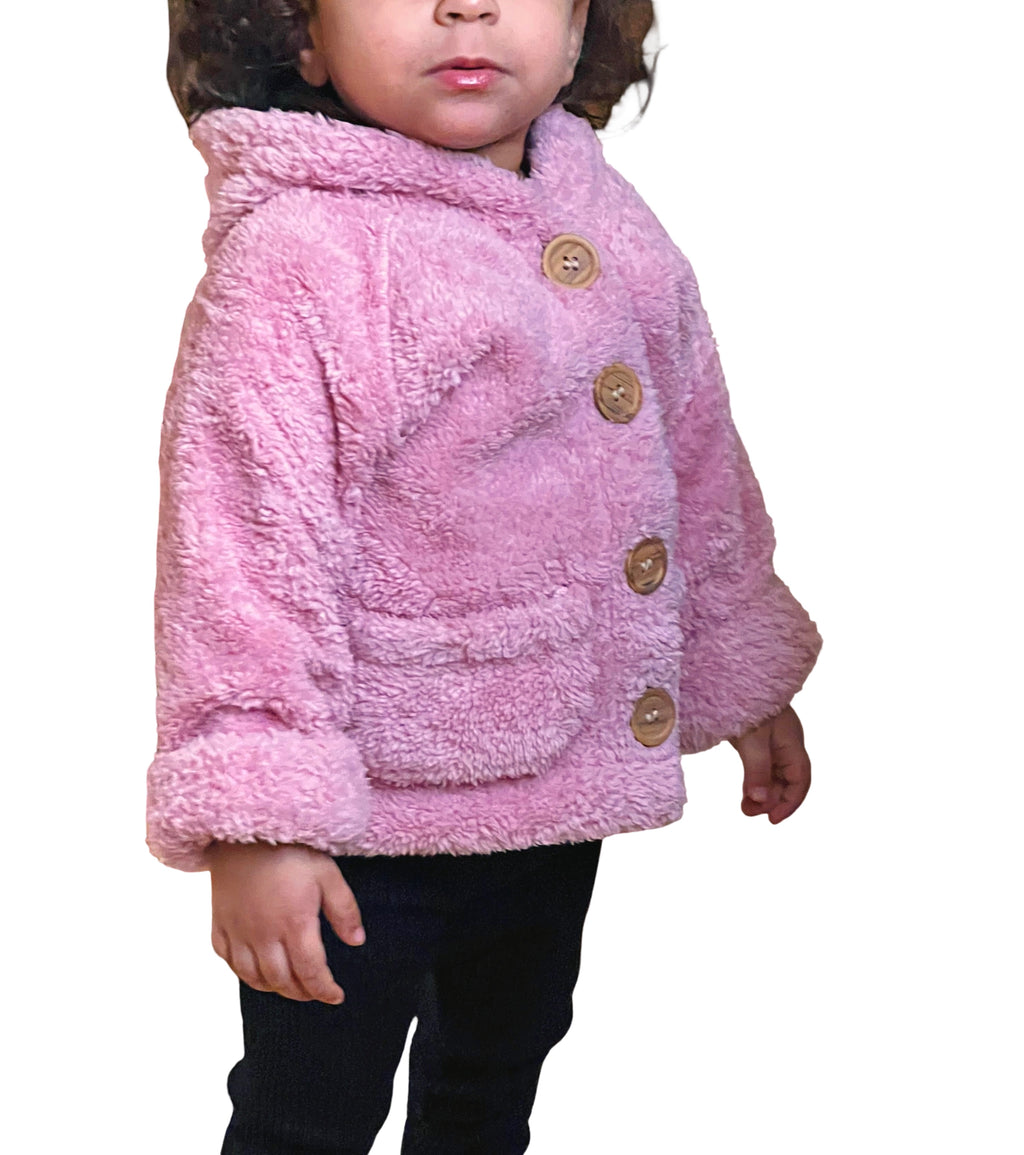 Cozy jacket in pink